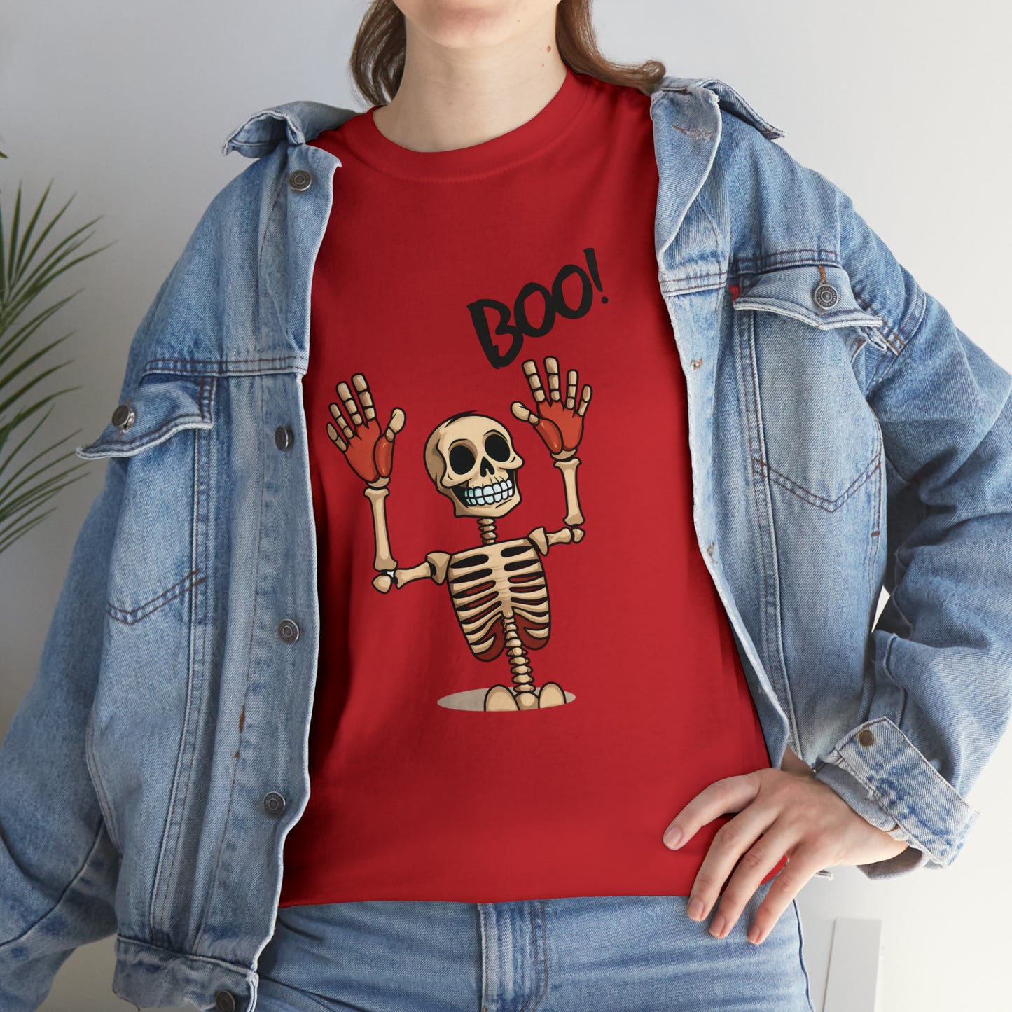 Halloween Skelleton Boo Classic Tee