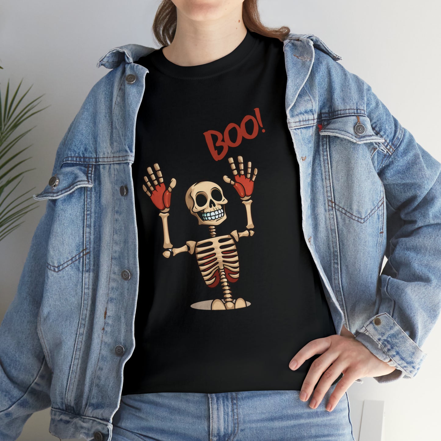 Halloween Skelleton Boo Classic Tee