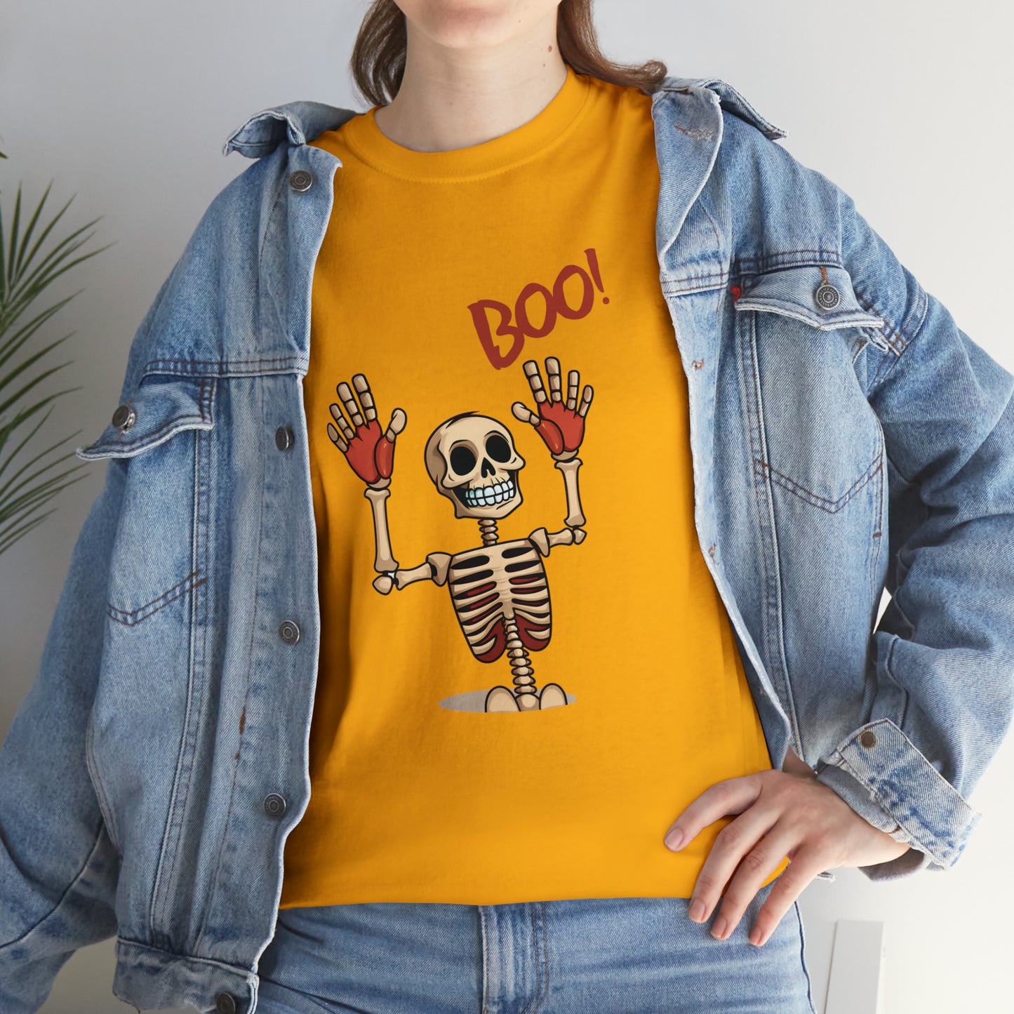 Halloween Skelleton Boo Classic Tee