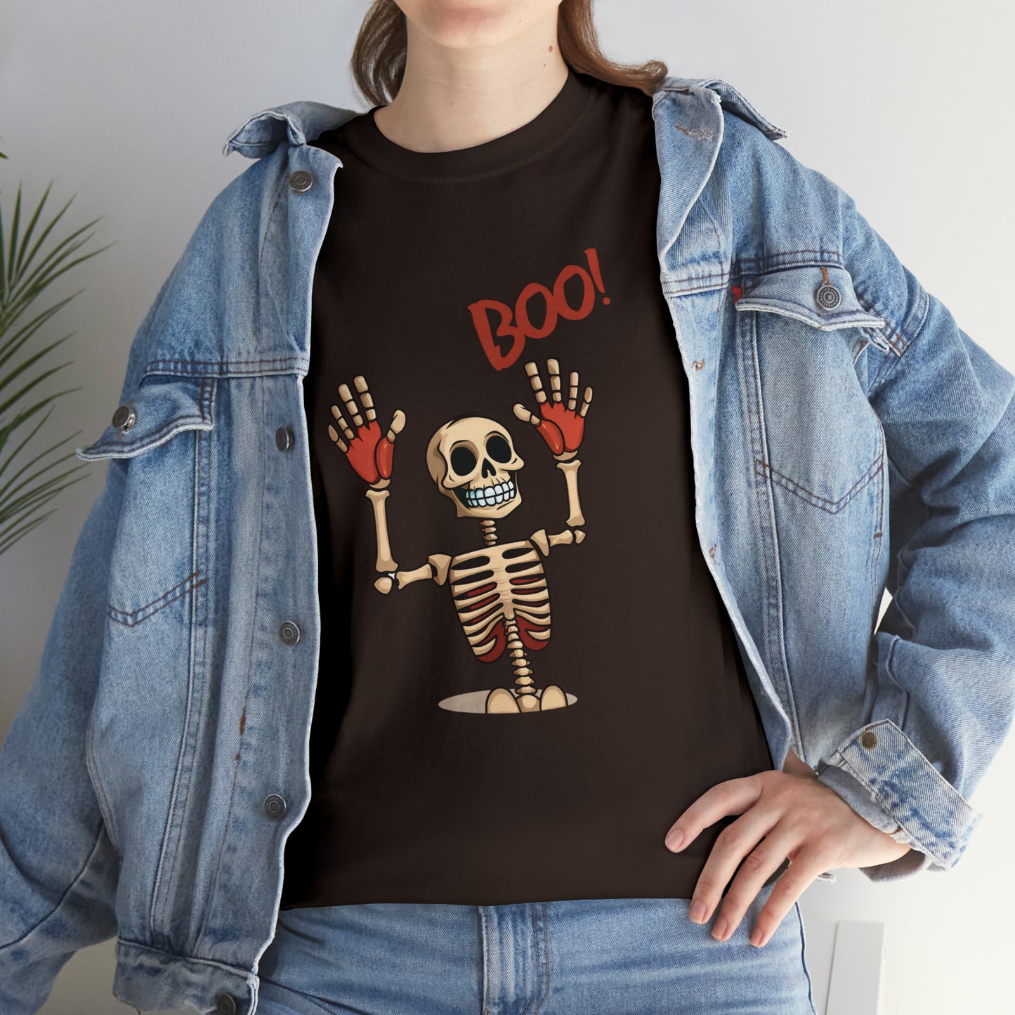 Halloween Skelleton Boo Classic Tee